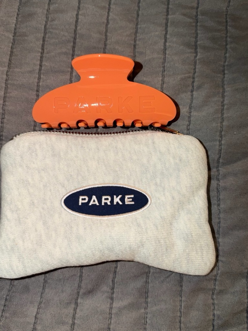 Parke claw clip “creamsicle” brand new with bag SOLD OUT